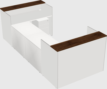 Reception desk u-shape