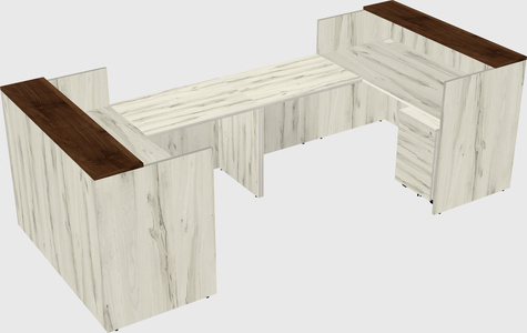 Reception desk u-shape