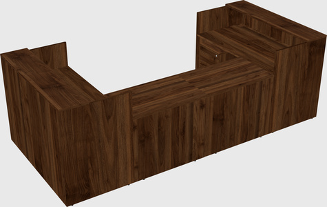 Reception desk u-shape