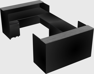 Reception desk u-shape