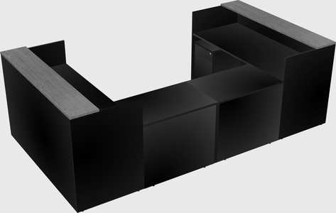 Reception desk u-shape