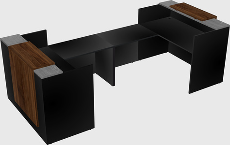 Reception desk u-shape