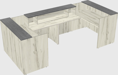Reception desk u-shape