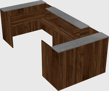 Reception desk u-shape