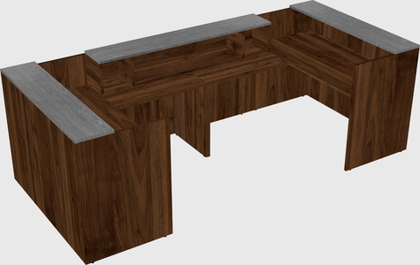 Reception desk u-shape