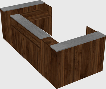 Reception desk u-shape