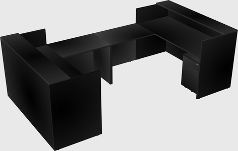 Reception desk u-shape