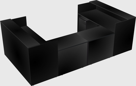 Reception desk u-shape