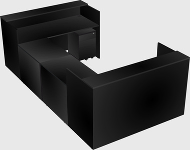 Reception desk u-shape