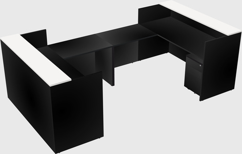 Reception desk u-shape