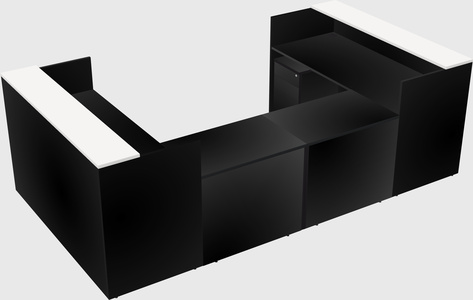 Reception desk u-shape