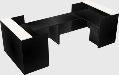 Reception desk u-shape
