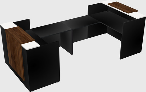 Reception desk u-shape