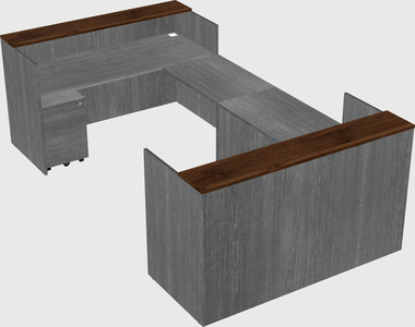 Reception desk u-shape