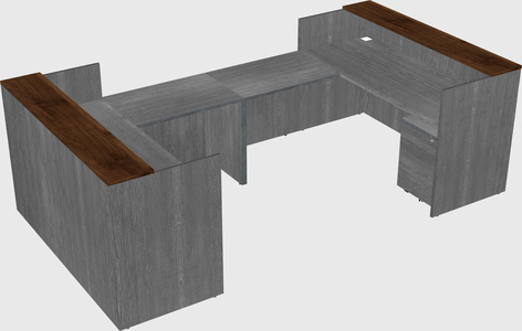 Reception desk u-shape