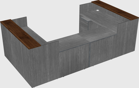 Reception desk u-shape