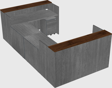 Reception desk u-shape
