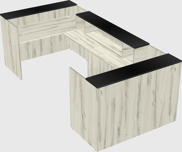 Reception desk u-shape