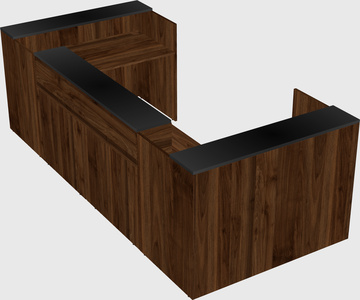 Reception desk u-shape