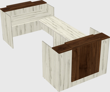 Reception desk u-shape