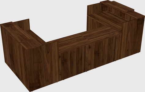 Reception desk u-shape