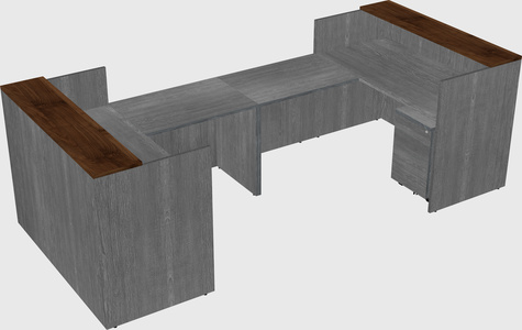 Reception desk u-shape