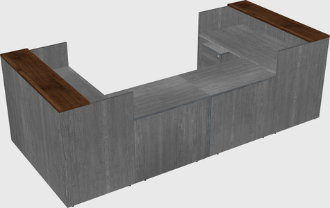 Reception desk u-shape