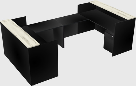 Reception desk u-shape