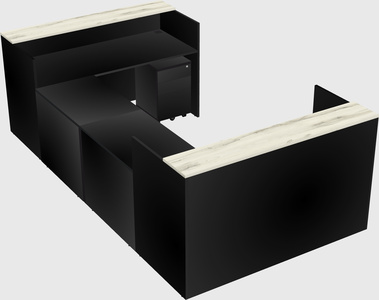 Reception desk u-shape