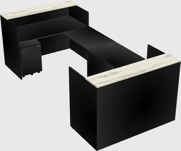 Reception desk u-shape