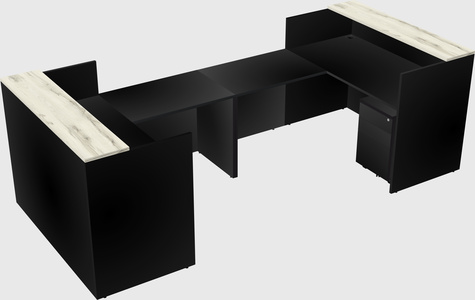 Reception desk u-shape