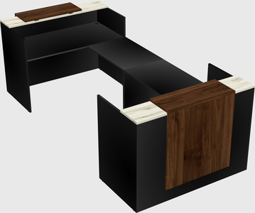 Reception desk u-shape