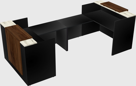 Reception desk u-shape
