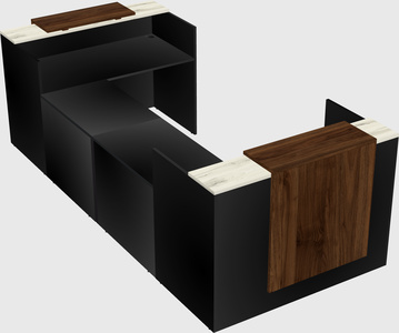 Reception desk u-shape