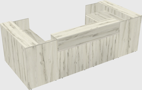 Reception desk u-shape