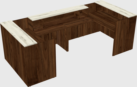 Reception desk u-shape