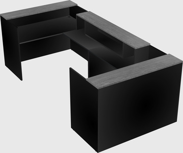 Reception desk u-shape