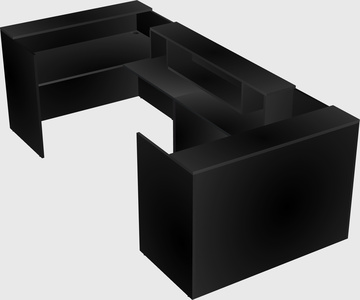 Reception desk u-shape