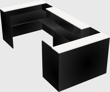 Reception desk u-shape