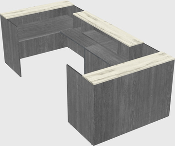 Reception desk u-shape