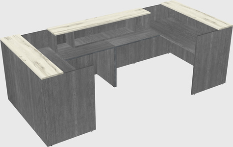 Reception desk u-shape