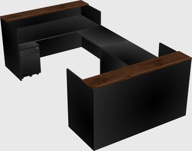 Reception desk u-shape