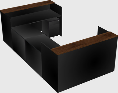 Reception desk u-shape