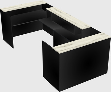 Reception desk u-shape
