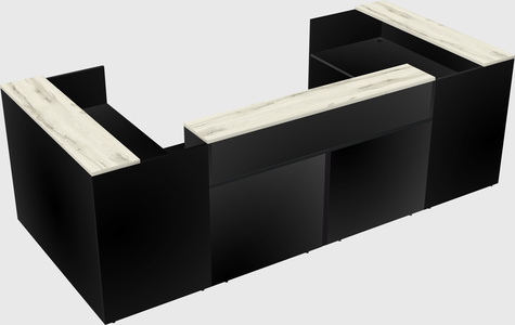 Reception desk u-shape