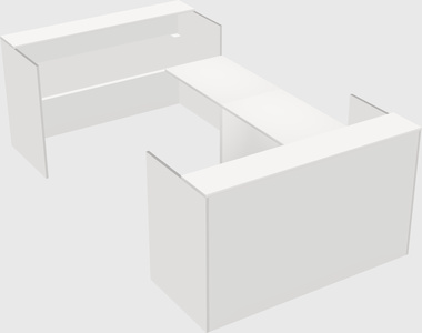 Reception desk u-shape
