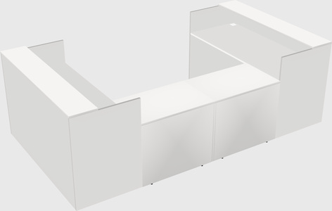 Reception desk u-shape