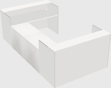 Reception desk u-shape