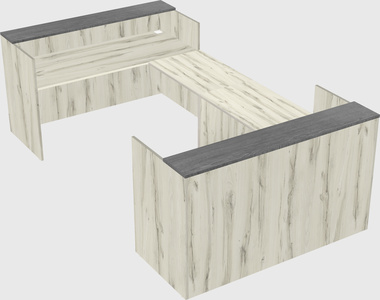 Reception desk u-shape