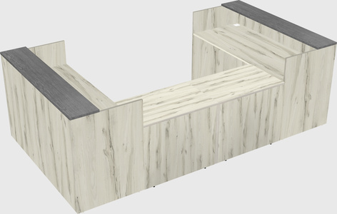 Reception desk u-shape